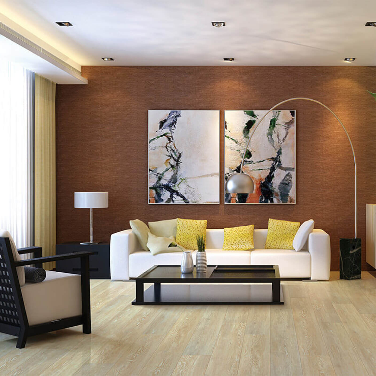 Living room vinyl flooring | Nampa Floors