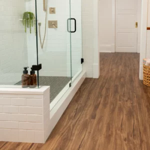 Luxury Vinyl tile shower | Nampa Floors & Interiors