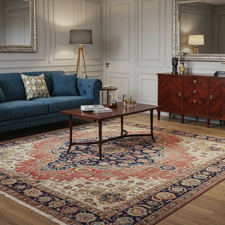 Livingroom-area-rug-modern